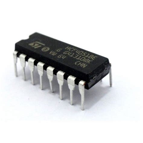 2pcs HCF4051 4051 IC 16 pin - 8 Channel analog Multiplexer/ Demultiplexer
