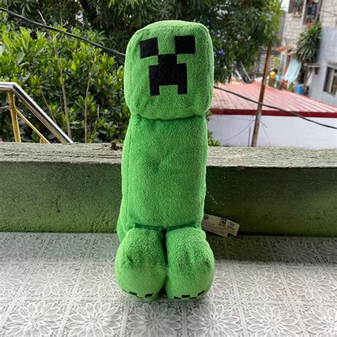 Minecraft CREEPER Battery Operated | Plush | Stuffed Toy, Hobbies & Toys, Toys & Games on Carousell