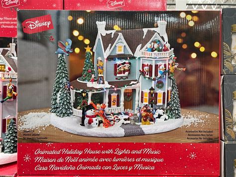 DISNEY ANIMATED HOLIDAY HOUSE WITH LIGHTS & MUSIC Orders over $15 ship ...