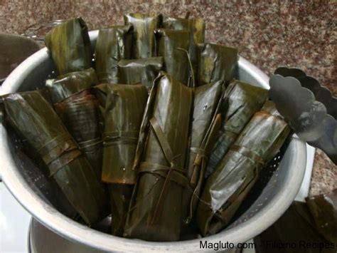 Filipino Recipe Suman (Version 1) « Magluto.com - Filipino Dishes & Recipes