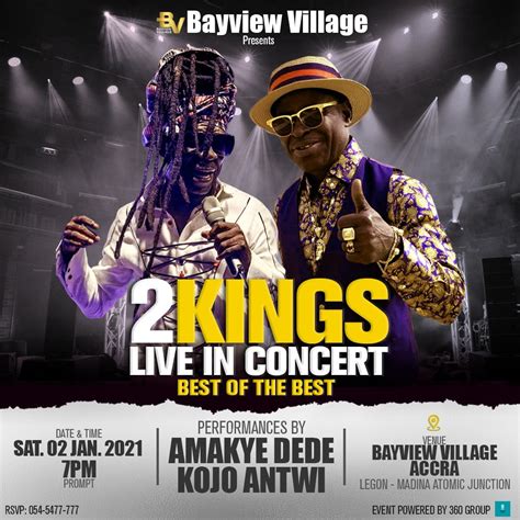 Kojo Antwi, Amakye Dede To Perform At 2 Kings Live In Concert - ZionFelix.net