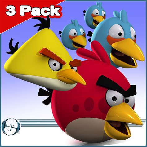 angry bird 3 pack 3d 3ds