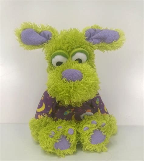 Jim Henson Pajanimals Apollo Toy Dog Green Plush Stuffed Toy ...