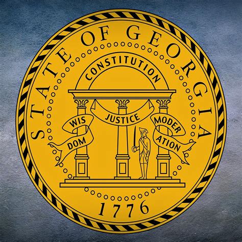 Georgia State Seal Digital Art by Movie Poster Prints - Fine Art America