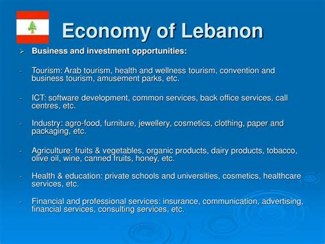 PPT - “ Lebanon: Opportunities and Challenges ” PowerPoint Presentation ...