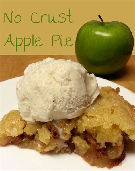 No crust apple pie recipe that is very simple to make! | Best of ...