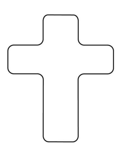 Cross Outline Clip Art - Cliparts.co