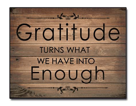 Gratitude Wall Art on Wood