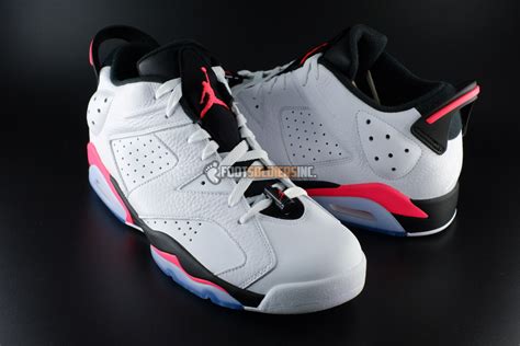 Air Jordan 6 Low White Infrared 23 Black - Sneaker Bar Detroit