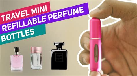 Travel Mini Refillable Atomizer Perfume Bottles - YouTube
