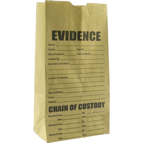 Paper Evidence Bags Sample Pack of 15 – Crime Scene Forensic Supply Store