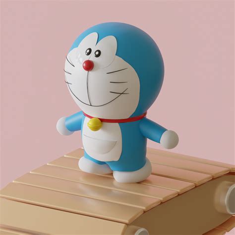 Doraemon Cartoon RIGGED 3D Model | lupon.gov.ph