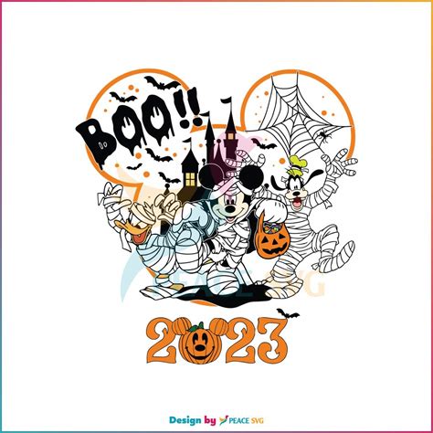 Funny Boo Disney Halloween 2023 SVG Digital Cricut File » PeaceSVG