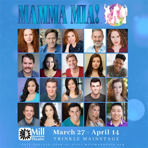 Mamma Mia! Cast Collage (1) — Mill Mountain Theatre