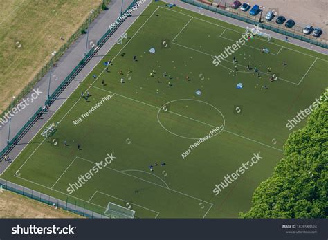 Birds Eye View Football Pitch London Stock Photo 1876583524 | Shutterstock