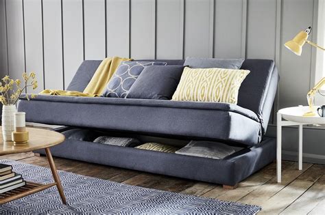 12 of the best minimalist sofa beds for small spaces Fabric Sofa Bed, Cushions On Sofa, Sofa ...