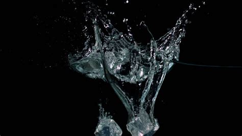 ice cubes falling into water slow Stock Footage Video (100% Royalty-free) 6430397 | Shutterstock