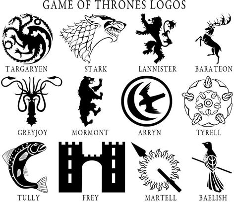 Game of thrones tattoo, Game of thrones houses, Game of thrones art