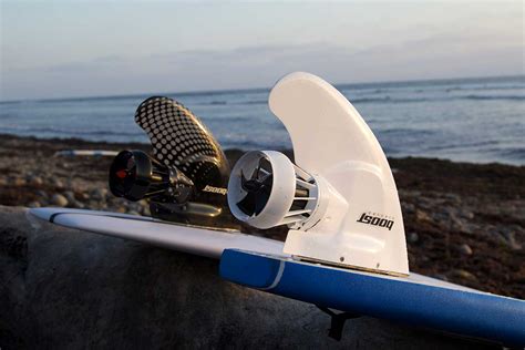 Boost Surf Electric Motorized Fin Turns Any Surfboard Into A Powered Surfboard