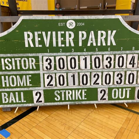 Baseball Scoreboard - Etsy