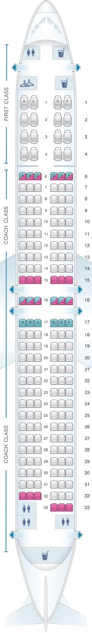 Seat Map Alaska Airlines - Horizon Air Boeing B737 900 | SeatMaestro