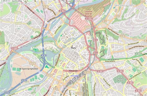 Metz Map France Latitude & Longitude: Free Maps