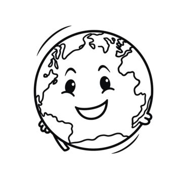 Earth Cartoon Drawing PNG Transparent Images Free Download | Vector Files | Pngtree