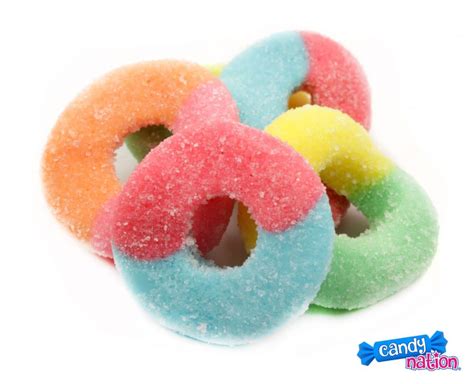 Neon Gummy Rings - online candy store