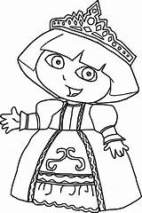 Princess Dora Coloring Pages At GetColoringscom  Free printable sketch template