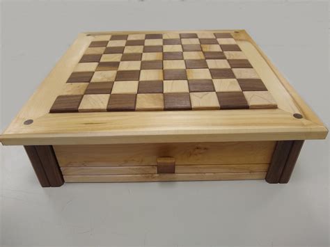 Woodworking Plans Chess Board With Drawer digital Download - Etsy