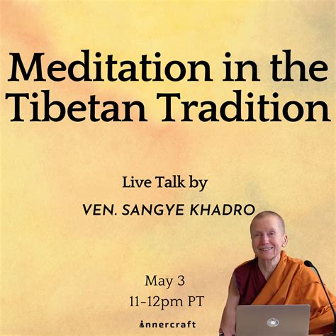 Meditation in the Tibetan Tradition - Innercraft