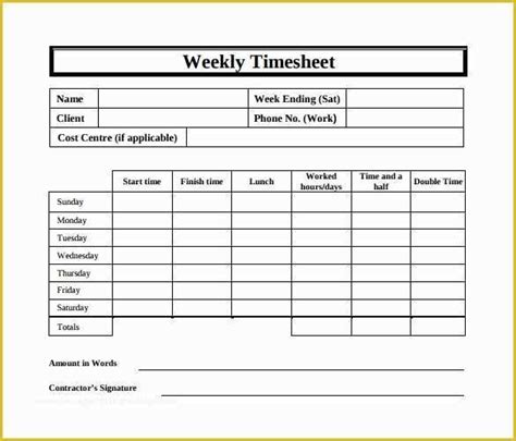 Printable Simple Biweekly Timesheet Template - prntbl.concejomunicipaldechinu.gov.co