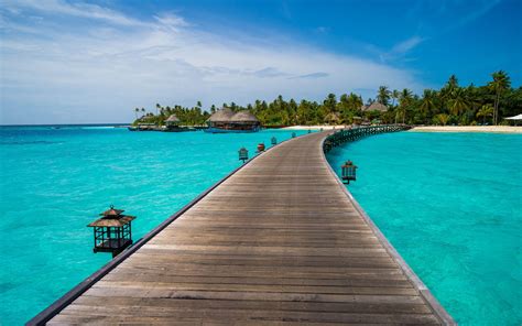 Bandos Island Resort In Maldives Desktop Wallpaper Hd 3840x2400 ...