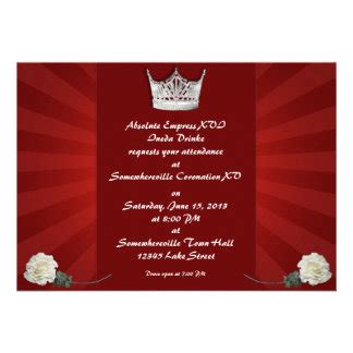 Pageant Invites, 124 Pageant Invitation Templates