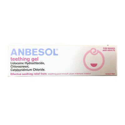 Anbesol Baby - Teething Gel - 10g Effective Relief From Teething Pain | eBay