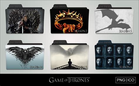 Game of Thrones (2011-) Folder Icons by OnlyStyleMatters on DeviantArt