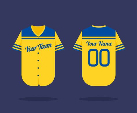 Baseball Jersey Mockup 235358 Vector Art at Vecteezy