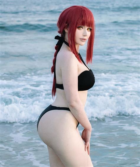 Chainsaw Man: Cosplay de Makima en la playa te dejará con la boca abierta - Lado.mx