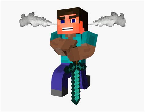 Minecraft Steve Png - Minecraft Steve Holding Diamond Sword ...