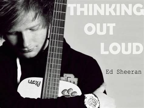 Thinking Out Loud - Ed Sheeran | Music Letter Notation with Lyrics for Flute, Violin, Recorder ...