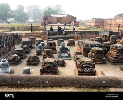 Excavated ruins at nalanda hi-res stock photography and images - Alamy