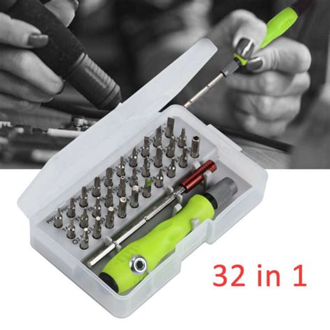 32 Multi Small Precision Hex Torx Star Mini Screwdriver Set Bits Repair Tool Kit - Walmart.com ...