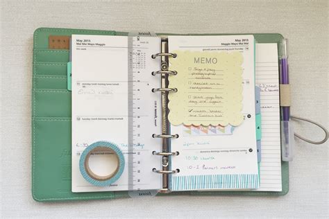 Filofax personal English Bloom setup - Hello Deborah