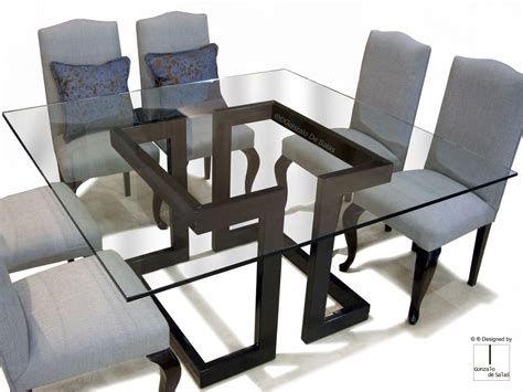 Mesa de comedor contemporánea - LISA - GONZALO DE SALAS - de metal / de ...