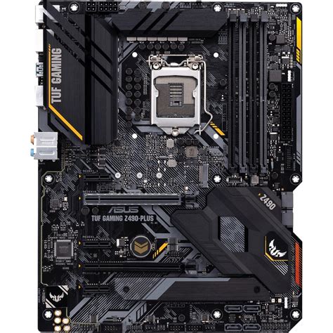 ASUS TUF GAMING Z490-PLUS LGA 1200 ATX motherboard with M.2, 14 DrMOS ...