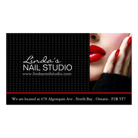 Nail Technician ~ Business Card Template