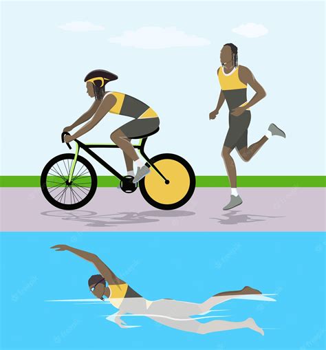 47 Triathlon clipart Vector Images | Depositphotos - Clip Art Library