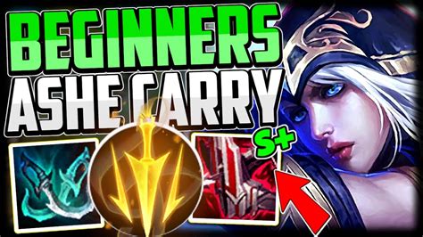 How to Play Ashe ADC for Beginners & CARRY + Best Build/Runes SEASON 13 ...