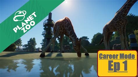 Planet Zoo - Career Mode Ep 1 - Learning The Basics - YouTube