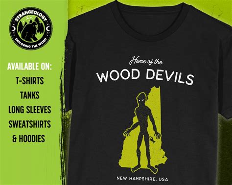 Home of the Wood Devils New Hampshire USA // Unisex T-shirts, Tanks ...